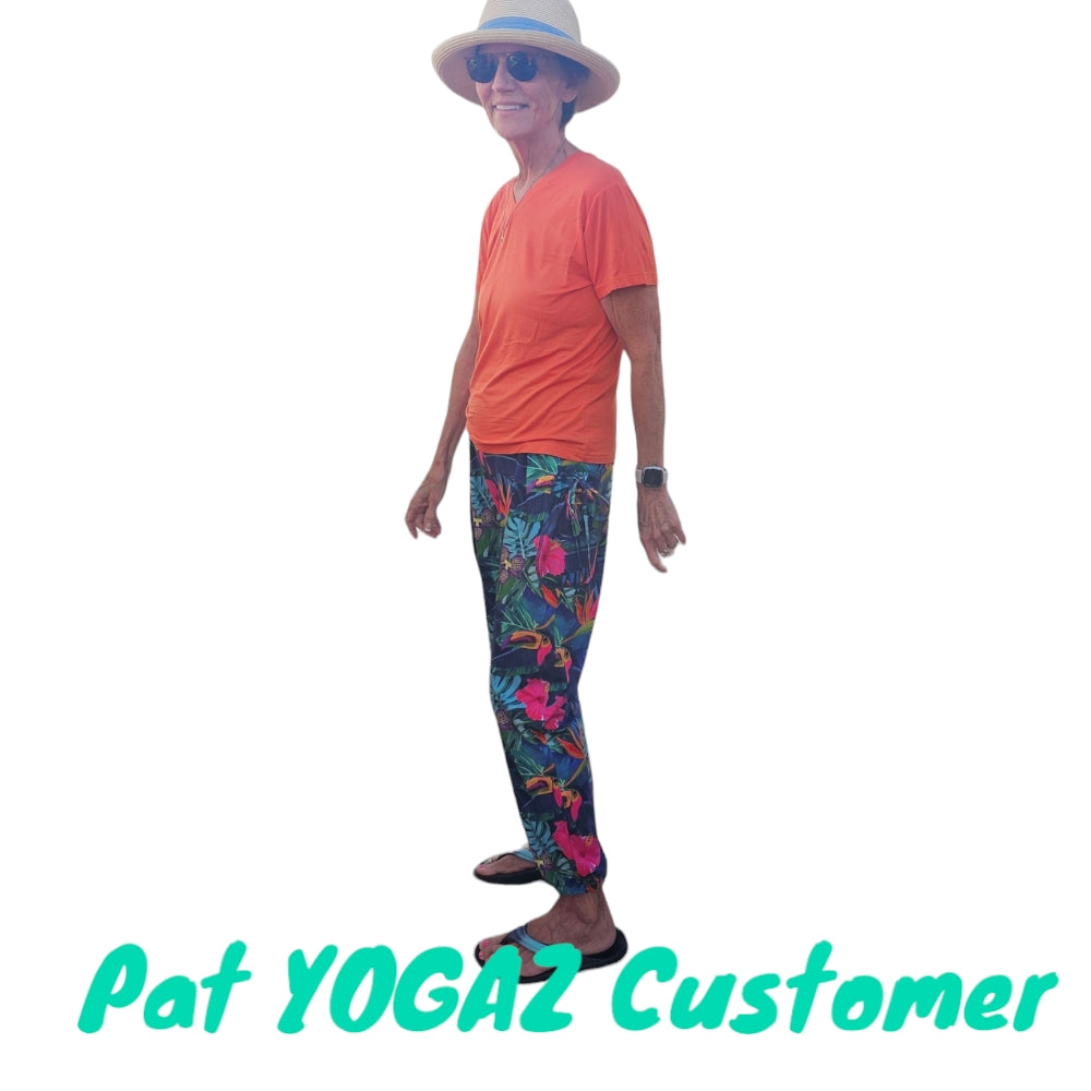 Toucan Tango Print YOGAZ-Signature Pocket in Pocket Design - YOGAZ