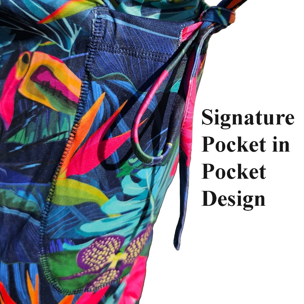 Toucan Tango Print YOGAZ-Signature Pocket in Pocket Design - YOGAZ