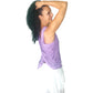 YOGAZ Eco-Friendly Lavender Bamboo BOW Tank Top - YOGAZ