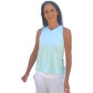 YOGAZ Eco-Friendly Bamboo Bow Cool Mint Green Dressy Tank Top - YOGAZ