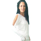 YOGAZ Eco-Friendly Bamboo Breathe Keyhole White Long Sleeve Shirt - YOGAZ