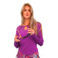 YOGAZ Eco-Friendly Bamboo Breathe Purple Long Sleeve Shirt - YOGAZ