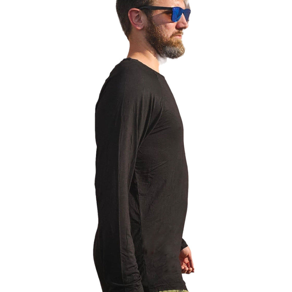 Bamboo UV Protectant Long Sleeve Shirt - Moisture-Wicking, Antibacterial, & UV Shield - YOGAZ