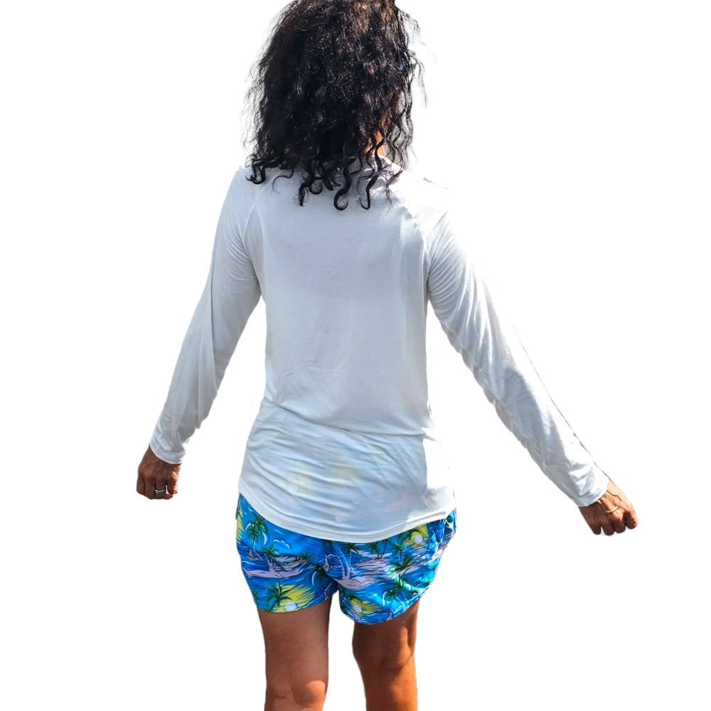 Bamboo UV Protectant Long Sleeve Shirt - Soft, Hypoallergenic, Moisture-Wicking, Antibacterial - YOGAZ