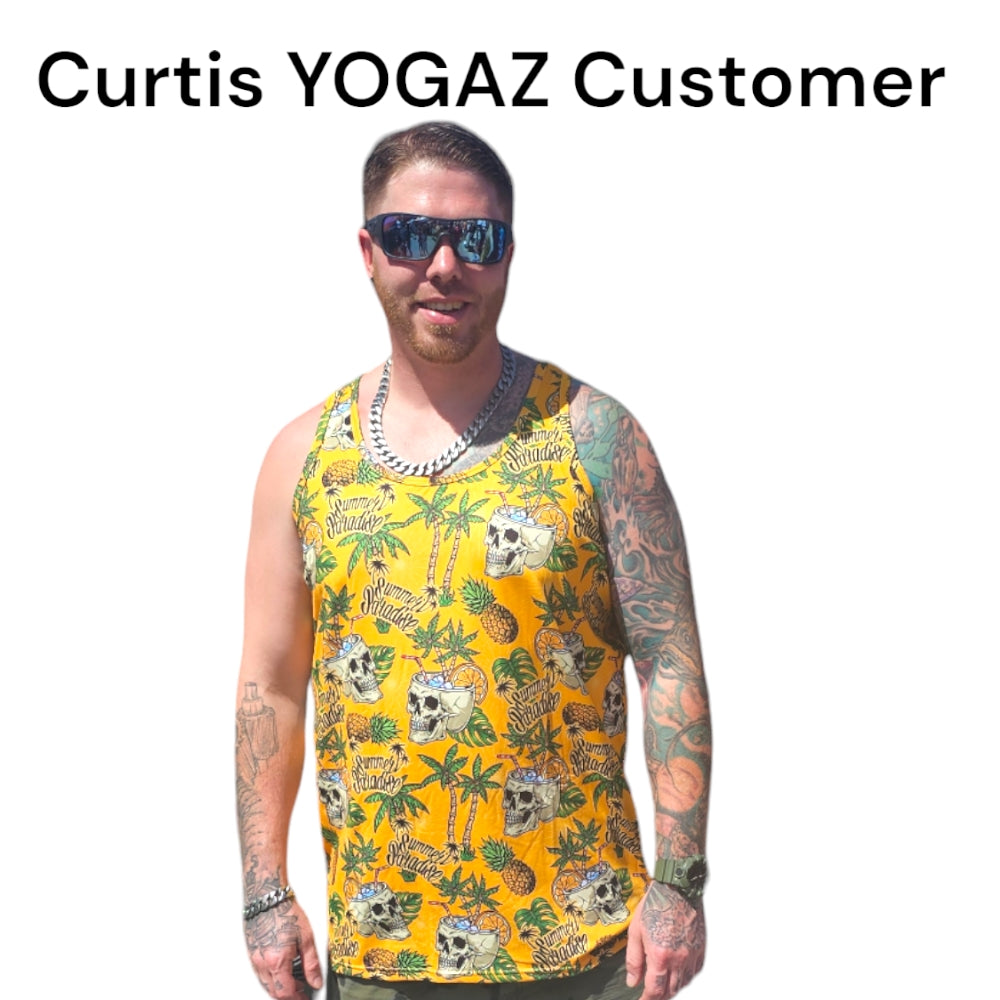 Skull Cup Super Cool Chill Tank Top - YOGAZ