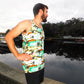 Super Chill Tank Top - Green Island Design Ideal for Gym, Vacations, and Outdoor Activities - YOGAZ