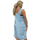 Yogaz New Eco Friendly Bamboo Light Blue Swimsuit Cover-Sun Dress is called "Wave". It's super cute, elegant and so comfortable. - YOGAZ