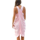 Yogaz New Eco Friendly Bamboo Pink Swimsuit Cover-Sun Dress is called "Wave". It's super cute, elegant and so comfortable. - YOGAZ