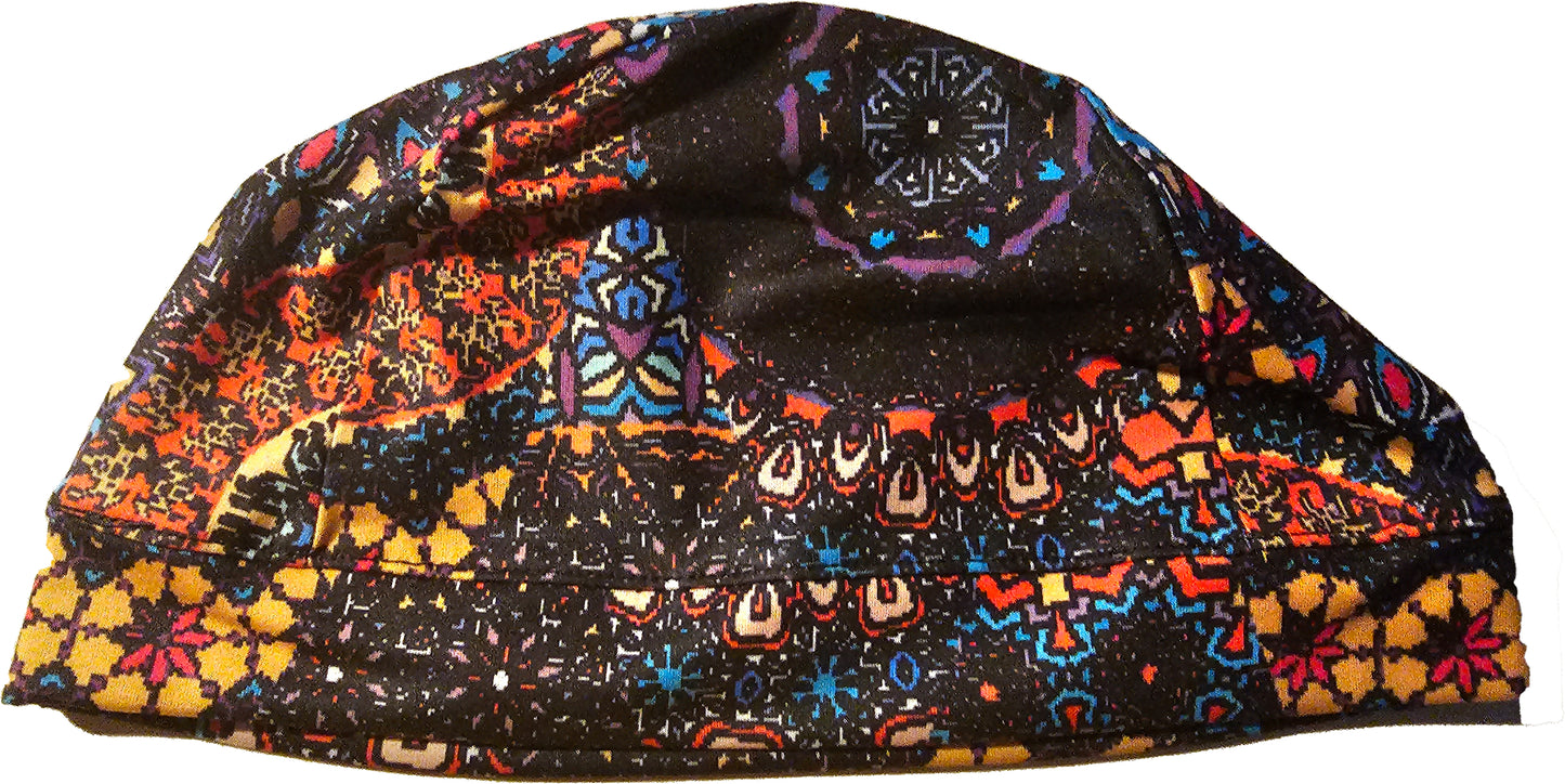 Stylish Mandala Cap with UV Protection & Adjustable Strap - YOGAZ