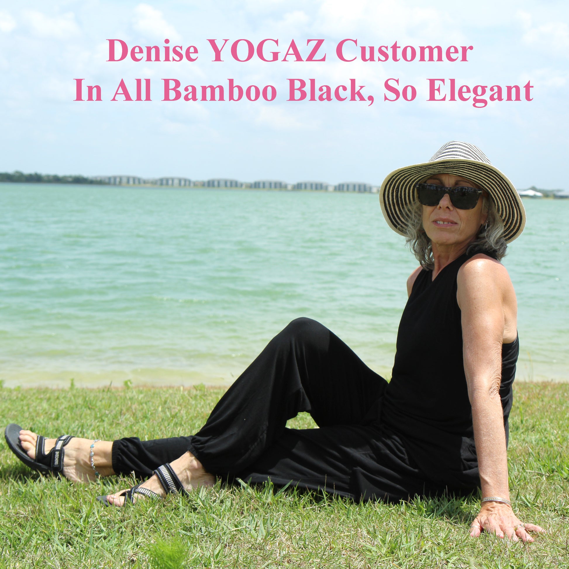 Our Most Popular YOGAZ, Black-Eco-Friendly Modal/Bamboo-Signature Pocket in Pocket Design - YOGAZ