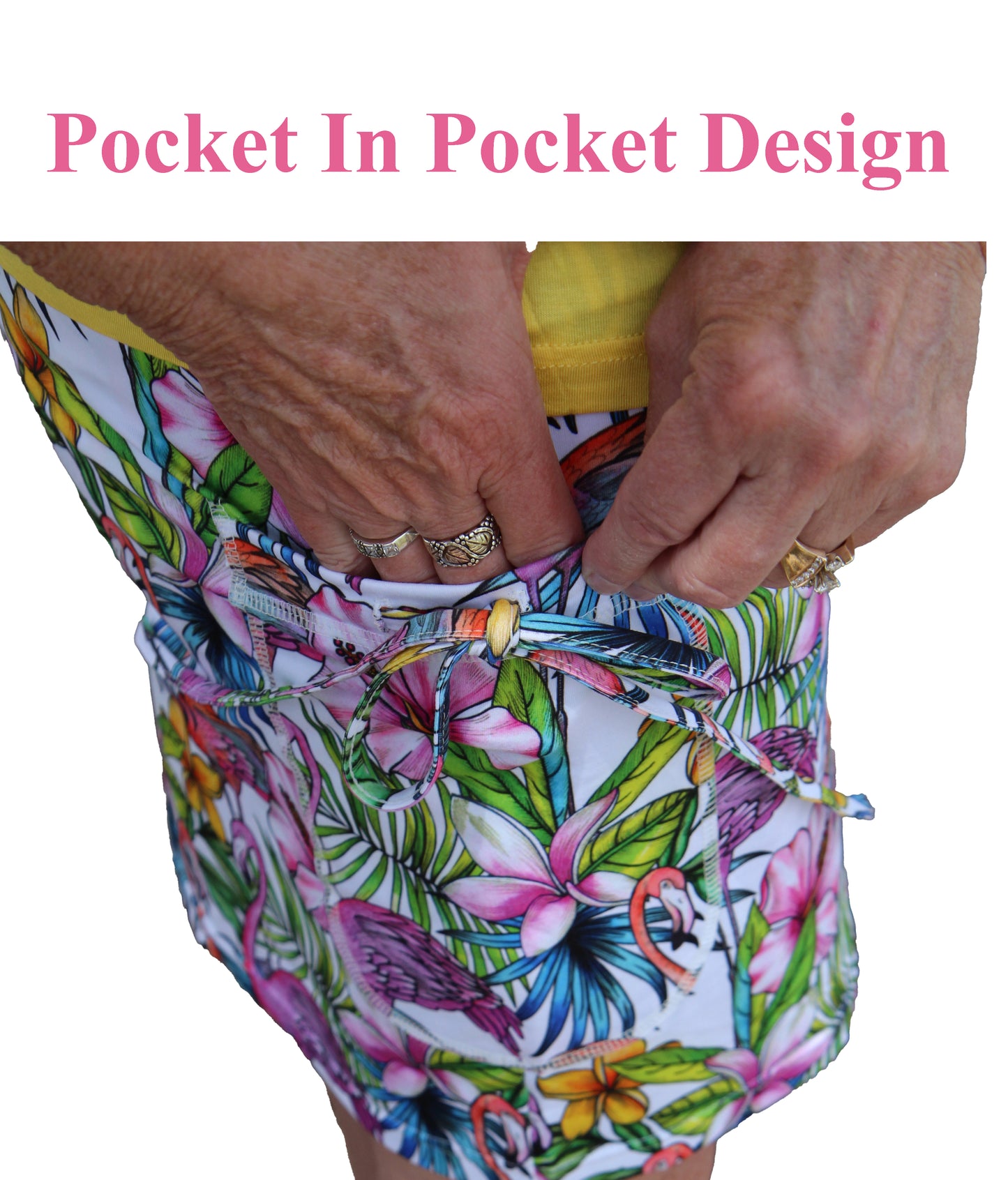 Flamingo Skort - Vibrant Design, Unparalleled Comfort - YOGAZ