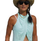 The Yogaz Cool Mint Green Sexy Top is well, really sexy! Made with Sustainable Eco-Friendly Bamboo! - YOGAZ