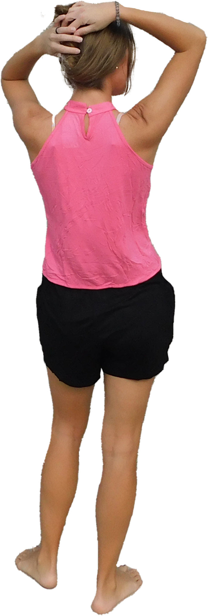 The Yogaz Hot Pink Sexy Top is well, really sexy! Made with Sustainable Eco-Friendly Bamboo! - YOGAZ